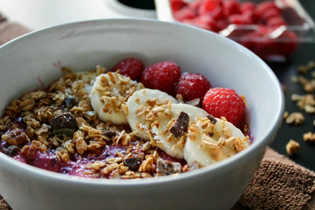 oats or fruits meal.